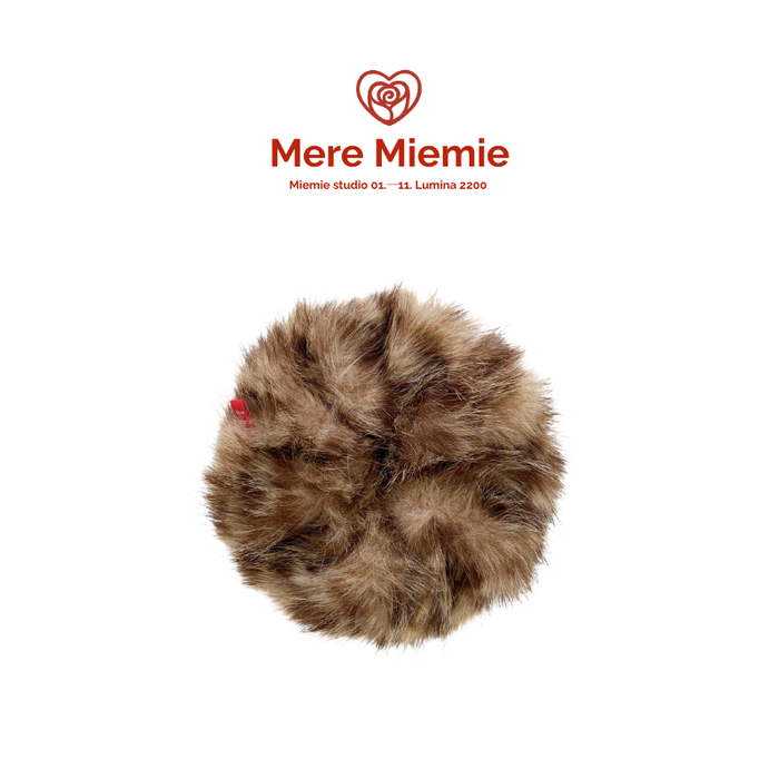 Donut Plush Hair Tie with Lamb-Milk Plush Touch