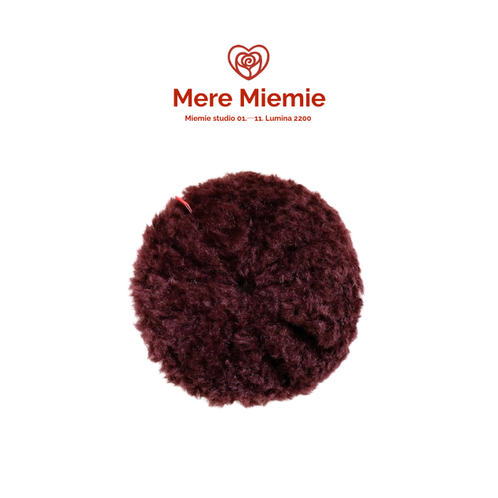 Donut Plush Hair Tie with Lamb-Milk Plush Touch