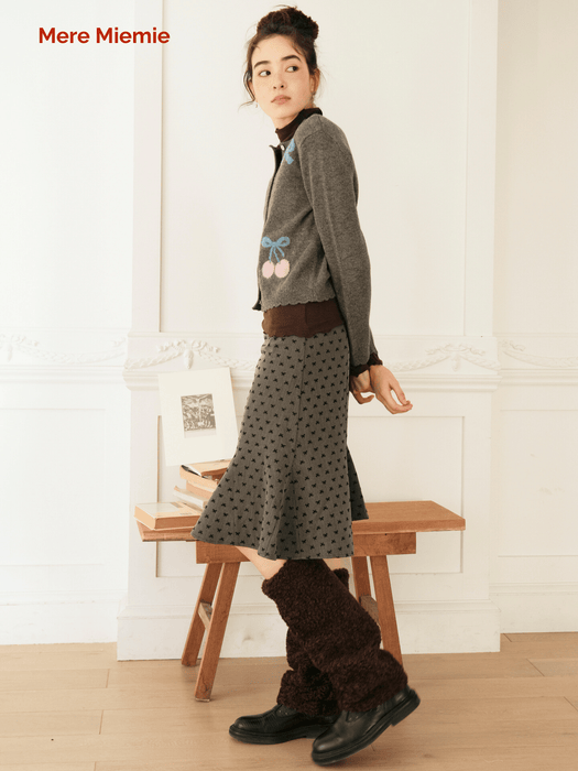 Eco-friendly faux fur with a lamb-milk plush touch  Leg Warmers Series