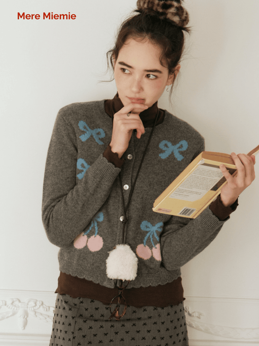 Lamb Milk Fleece Texture Keychain Ornament for Glasses