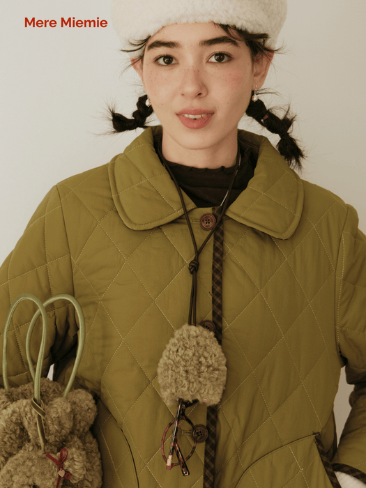 Lamb Milk Fleece Texture Keychain Ornament for Glasses