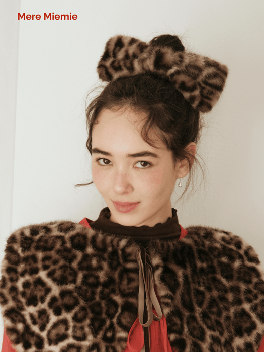 Large-Sized Bow Cluster Hair Clip with Ultra-Soft Handfeel