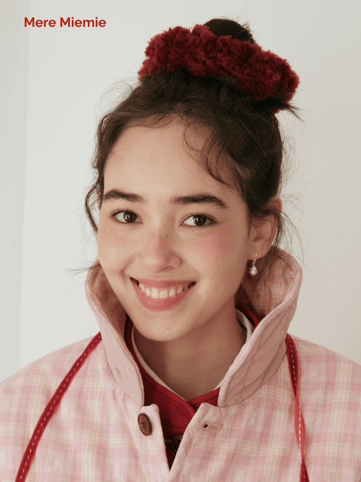 Donut Plush Hair Tie with Lamb-Milk Plush Touch