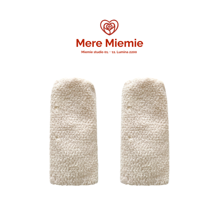 Eco-friendly faux fur with a lamb-milk plush touch  Leg Warmers Series