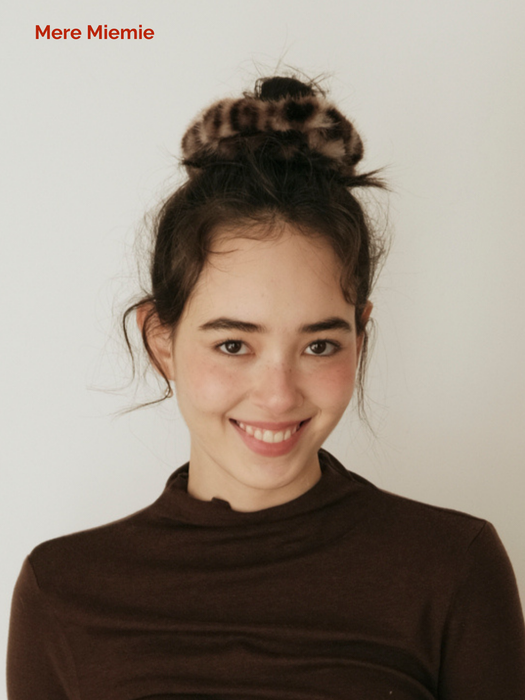 Donut Plush Hair Tie with Lamb-Milk Plush Touch