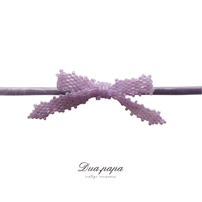 Dua.papa_Sylvan Enigma_S/S Dialogue_Handwoven bow Choker